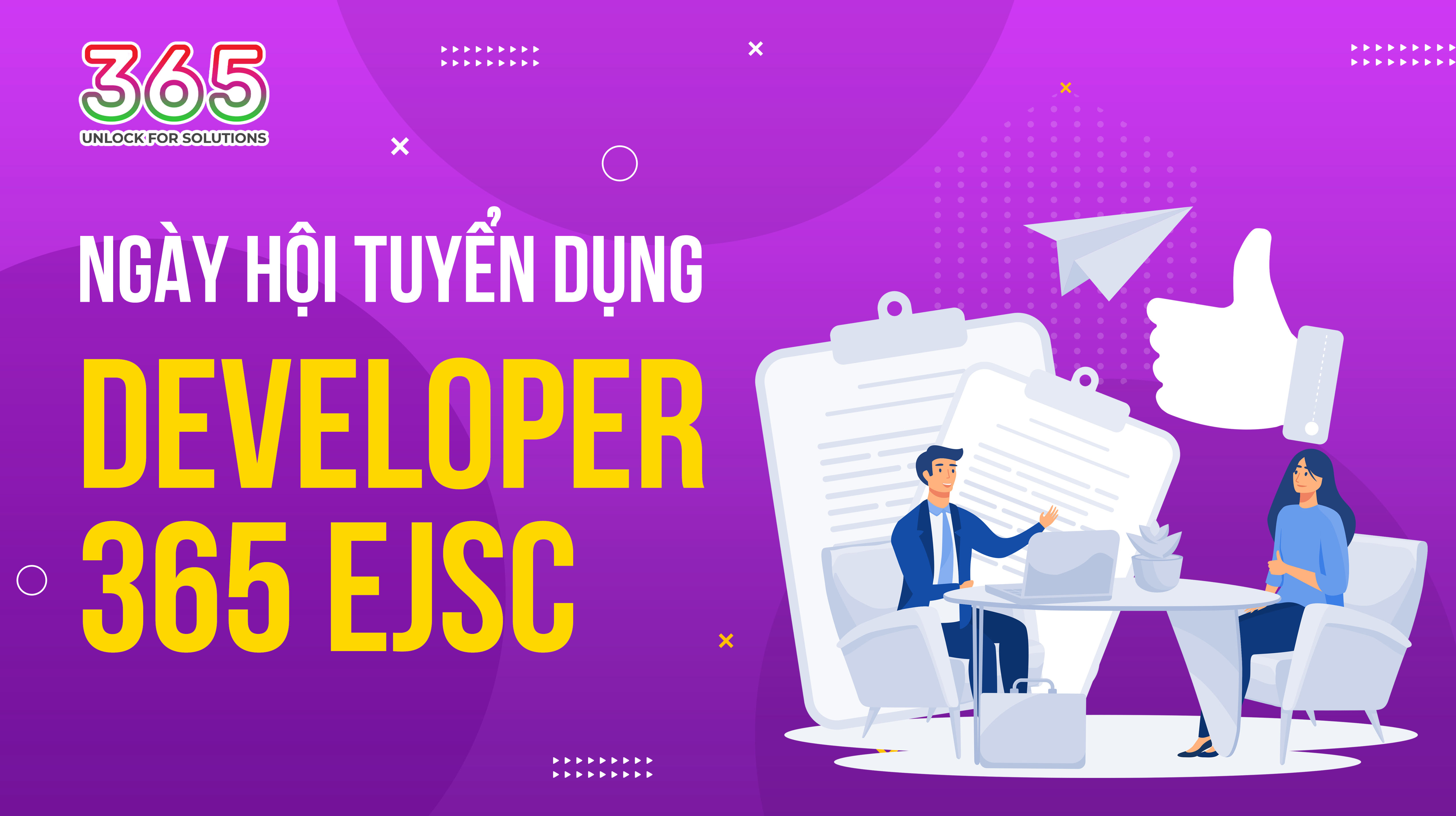 >Ngày hội tuyển dụng lập trình viên tại 365EJSC